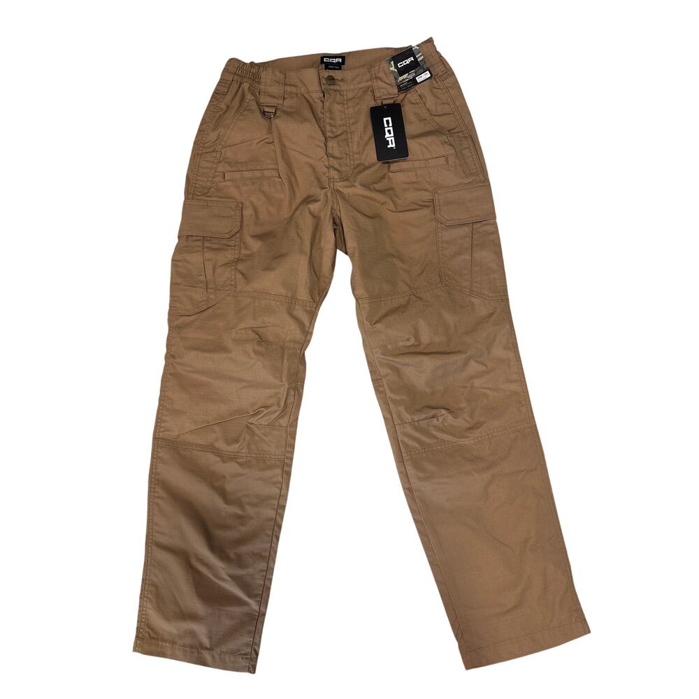 NWT CQR Men's 32W 32L Tactical Pants water-resistant ripstop cargo military